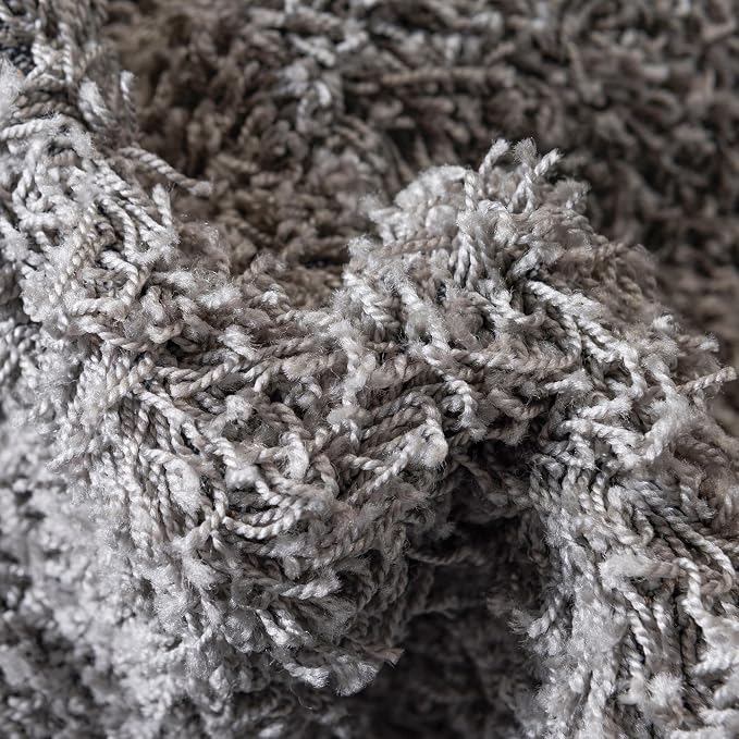 Unique Loom Solid Shag Collection Area Rug - Image 8