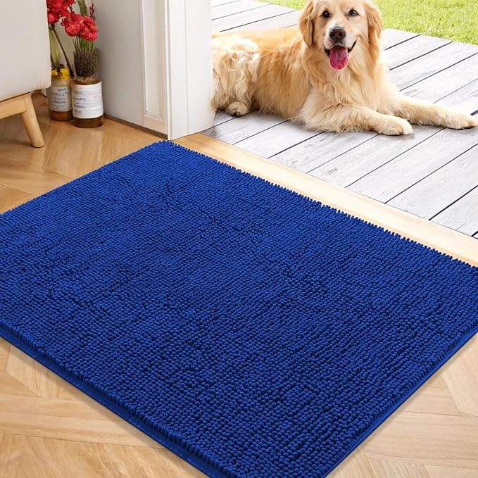 OLANLY Dog Door Mat for Muddy Paws 40x32, Absorbs Moisture and Dirt, Absorbent by OLANLY