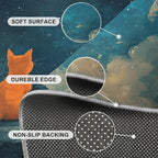 Orange Cat Rugs for Bedroom - Image 6