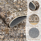 8x10 Washable Area Rugs Ultral Soft Non-Slip Stain Resistant Vintage Boho Large - Image 7