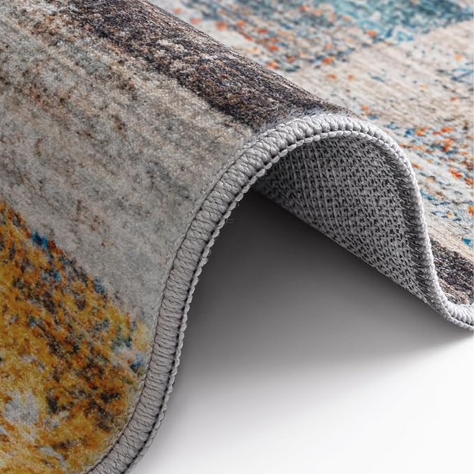 LUMI Washable Runner Rug, Low Profile Thin Long Carpeet - Image 9