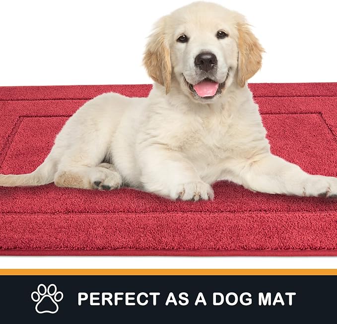PURRUGS Dirt Trapping Door Mat 20" x 31.5", Non-Slip/Skid Machine Washable - Image 4