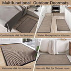 Door Mat Entrance 24x35, Dirt Resistant and Absorbent, Non-Slip Rubber Backing - Image 8