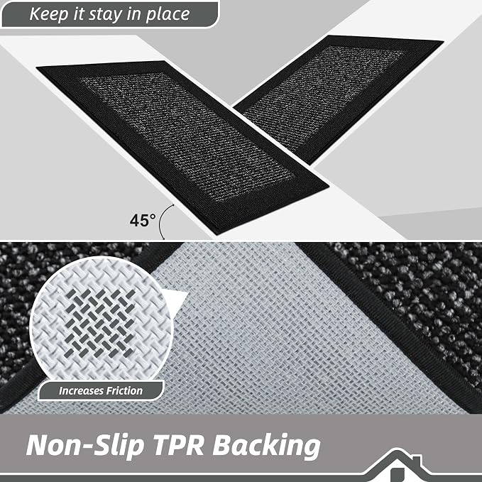 BEQHAUSE Indoor Door Mat 20" x 32", Dirt Trapper Door Mats Non-Slip Entryway - Image 4