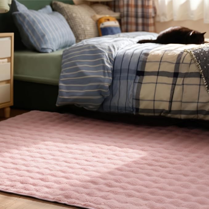 Bedsure 3x5 Fluffy Area Rugs for Living Room, Machine Washable Rugs, Non-Slip - Image 3