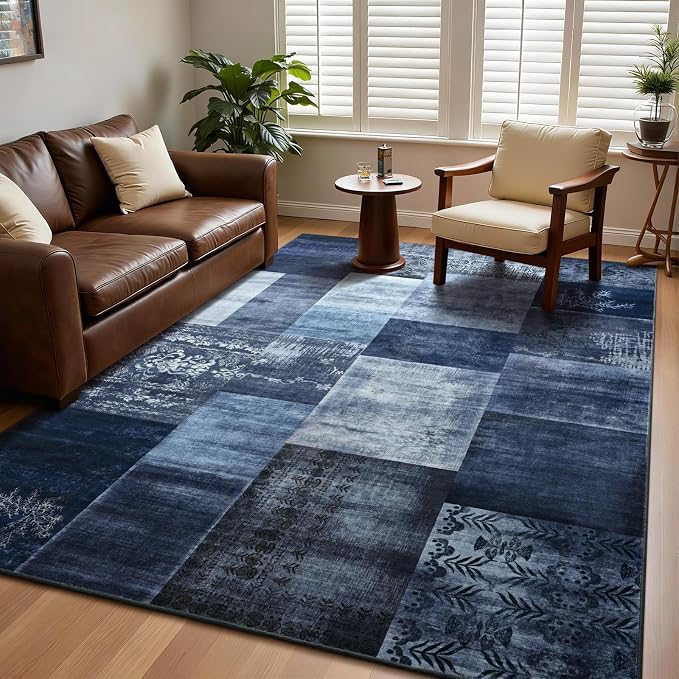 DweIke Large Modern Washable Area Rugs 8x10, Living Room Rug Non-Slip and - Image 9