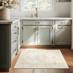 2x3 Vintage Washable Area Rugs for Entryway Soft Non-Slip Bath Mat Boho - Image 4