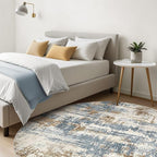 Round Rug Living Room Rugs: 10Ft Washable Circle Large Abstract Modern Soft - Image 4