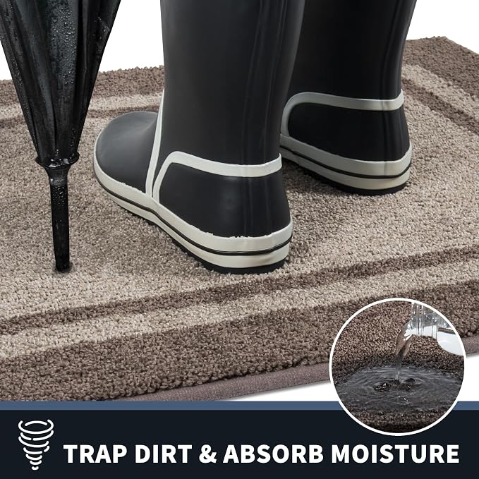 PURRUGS Dirt Trapping Door Mat 32" x 48", Non-Slip/Skid Machine Washable - Image 5