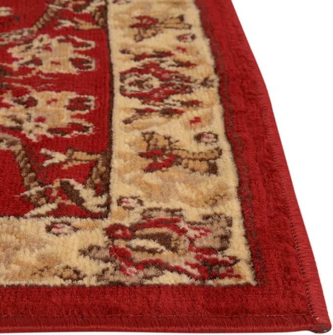 Rugs.com Yasmin Collection Rug – 10 Ft Runner Burgundy Medium Rug Perfect - Image 7