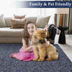 RUGSREAL Living Room Area Rug 9x12 Machine Washable Rug Non-Slip Stain - Image 4