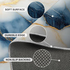 4x5 Abstract Marble Indoor Outdoor Rug - Image 6