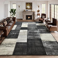 DweIke Washable Area Rugs for Living Room, 5x7 Soft Bedroom Rugs, Geometric by DweIkeHomeDecor
