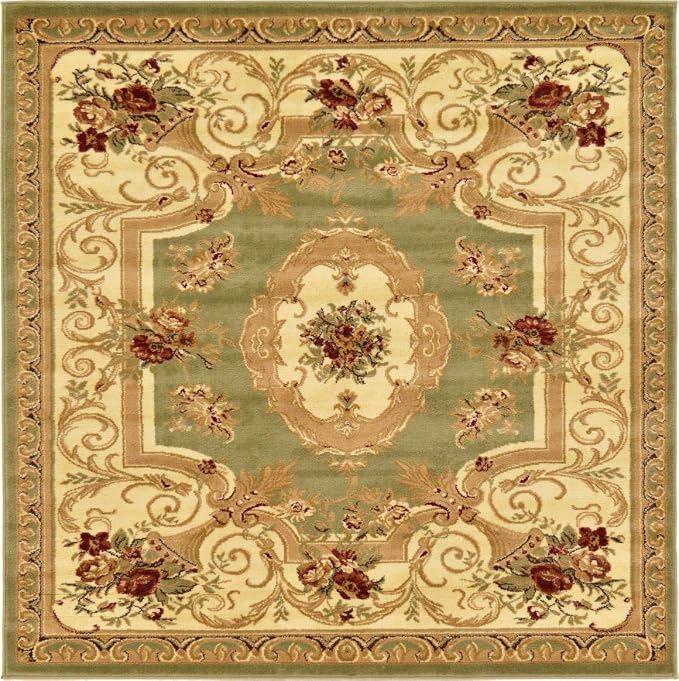 Unique Loom Versailles Collection Traditional Classic Floral Motif Area Rug by UniqueLoom
