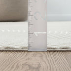 Abani Cream Area Rug for Living Room, Bedroom - Image 8