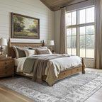 jinchan Fiora Vintage Floral 6x9 Area Rugs - Image 3