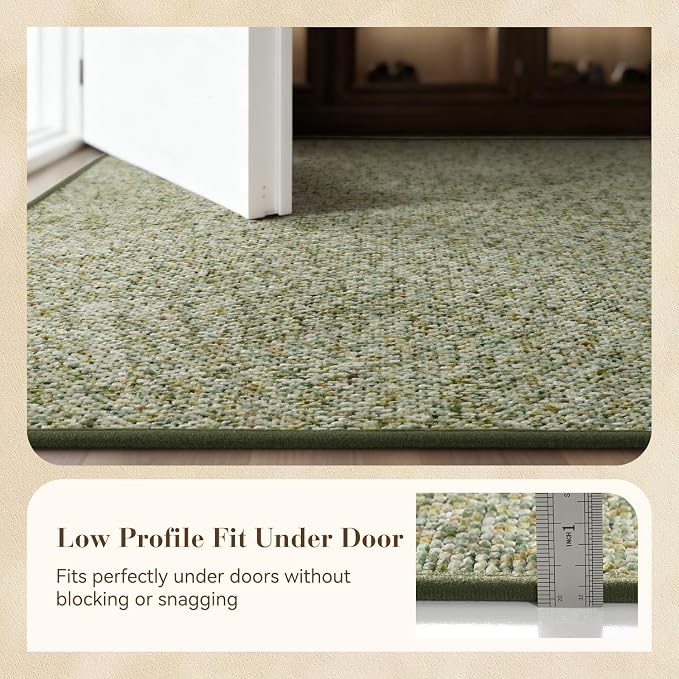 MontVoo Door Mat Indoor Entrance Doormat, Absorbent Durable Rubber Non Slip - Image 4