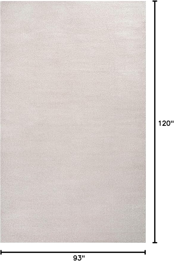 Eyely UES100D-8 Supersoft Haze Solid Low-Pile Indoor Area Rug - Image 2