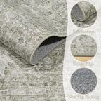 6x9 Washable Rug Vintage Fade Resistant Boho Distressed Non-Slip Indoor Large - Image 7