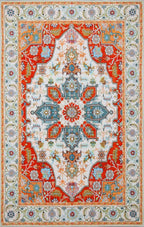 WILLSUN Washable Area Rugs, 6x9 Non-Slip Boho Large Area Rugs - Image 7