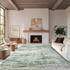 6x9 Abstract Area Rugs for Living Room, Modern Washable Indoor Rug for Bedroom - Image 2