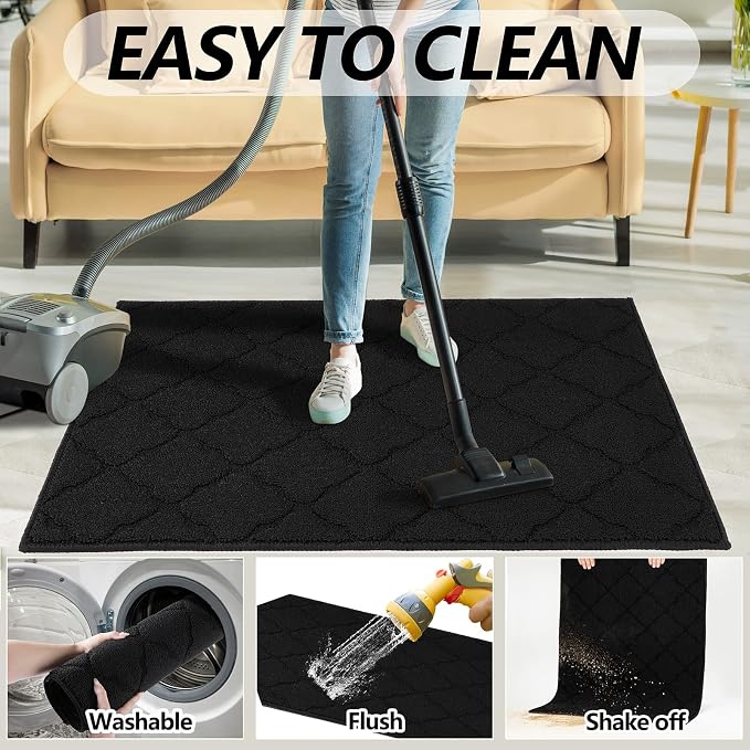 Timo Indoor Doormat, Absorbent Rubber Backed Non Slip Door Mat, Machine Washable - Image 6
