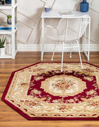 Unique Loom Versailles Collection Traditional Classic Floral Motif Area Rug by UniqueLoom