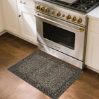 Small Rug 2x3 for Entryway: Boho Floral Door Mat Indoor Entrance Washable - Image 3