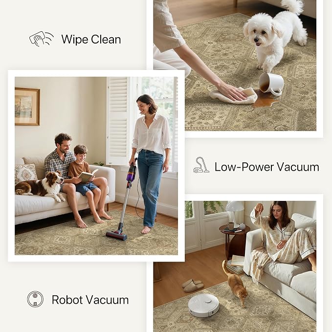 Bavni Clearance 2x3 Rugs for Entryway Indoor, Machine Washable Area Rug Non Slip - Image 6