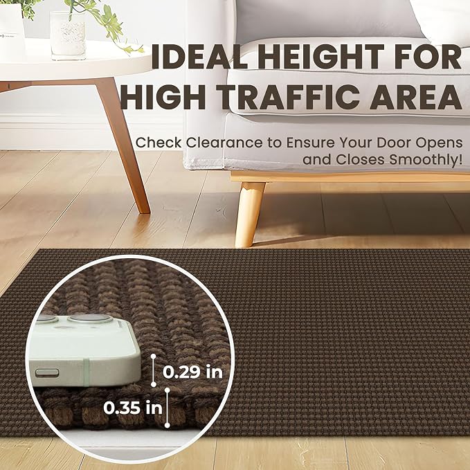 Braided Runner Rug 2x12 Ft Washable Runners - Image 2