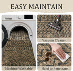 5x7 Machine Washable Area Rug for Living Room, Kids and Pets Friendly for - Image 5