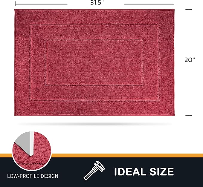 PURRUGS Dirt Trapping Door Mat 20" x 31.5", Non-Slip/Skid Machine Washable - Image 2