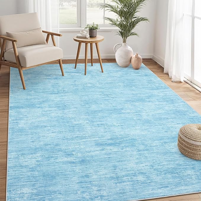 RUGSREAL 6x9 Large Bedroom Area Rug Washable Rug Soft Modern Area Rug by RUGSREAL