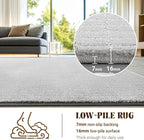 Shilucheng Wool Rug 8x10 Non-Slip, Blend 80% Wool and 20% Cotton Rugs - Image 2