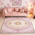 Light Pink 3 x 5 Area Rug Antique Decor Boho Floral Rugs by Erosebridal