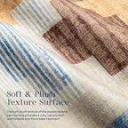 Phantoscope Washable Area Rug 5'x7' Non-Slip, Modern Neutral Boho Rugs - Image 3