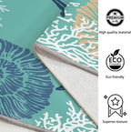 Tritard Coastal Area Rugs Nautical Beach Themed Non-Slip Machine Washable Rugs - Image 6