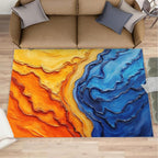 Navy Blue Rugs for Bedroom by Unknown