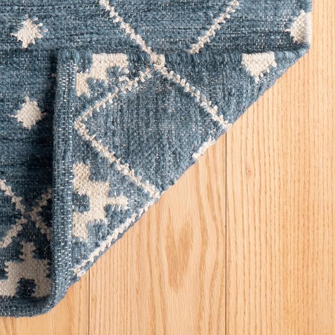 Dash & Albert Kota Indigo Handwoven Wool Rug, 9.5 X 13.5 Feet - Image 5