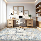 8x10 Area Rugs Washable Rug: Living Room Large Abstract Modern Soft Stain - Image 8