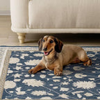 EVERGRACE Area Rugs for Entryway 2x3, Boho Floral Faux Wool Indoor Outdoor - Image 5