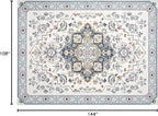 Phantoscope Washable Area Rug 9'x12' Non-Slip, Vintage Boho Rugs - Image 2