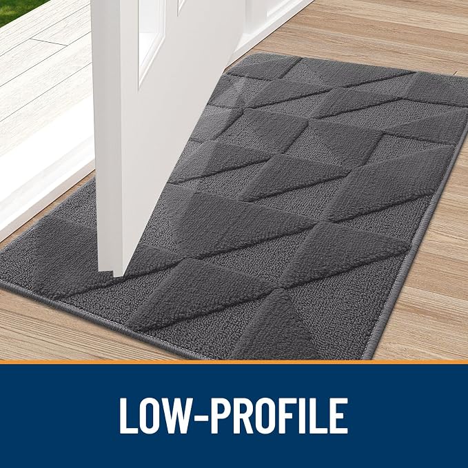OLANLY Door Mats Indoor, Dirt Resist, Entrance Washable Mat, Low-Profile Inside - Image 7