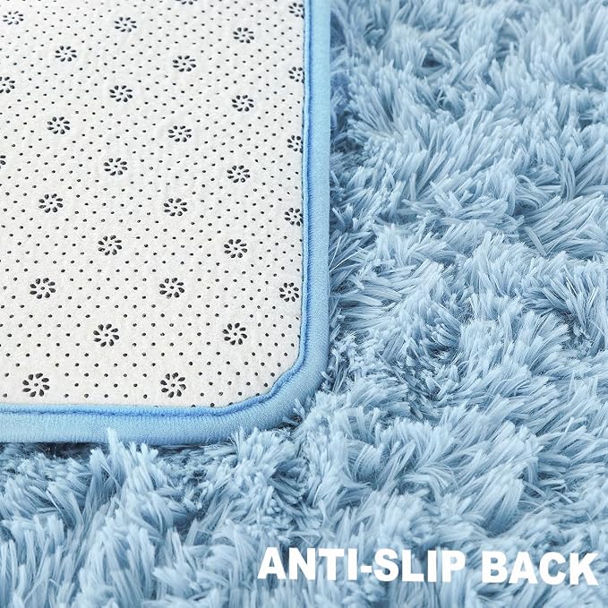Beglad Fluffy Area Rugs 3 x 5 Feet, Modern Minimalist Style Shag Rugs, Non-Slip - Image 6