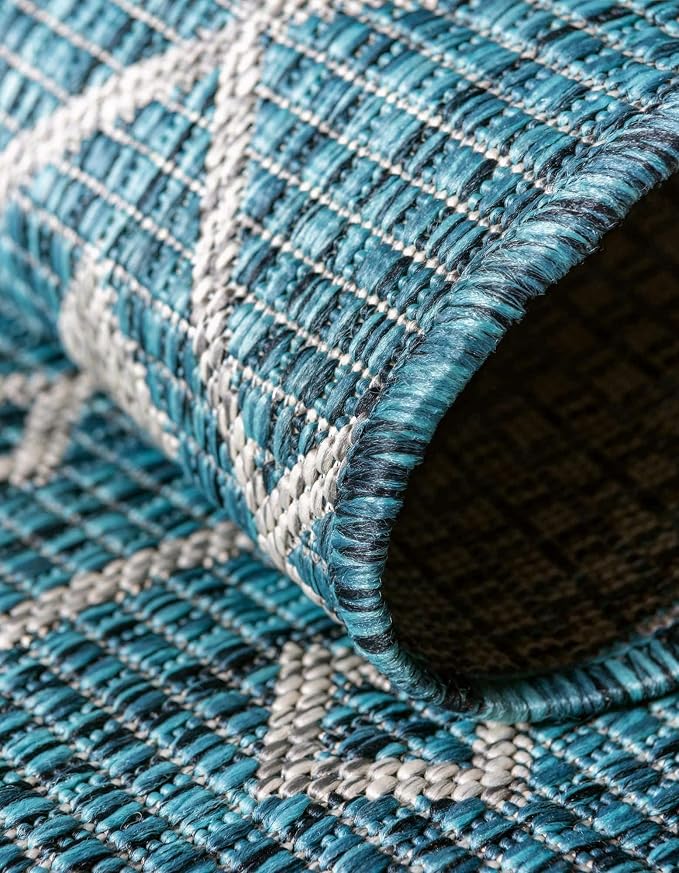 Unique Loom Outdoor Trellis Collection Area Rug - Image 6