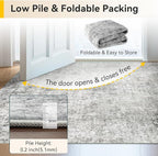 Washable Area Rugs 2'x10' Non-Slip Modern Abstract Soft - Image 8