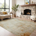 Joydeco 5x7 Area Rugs for Living Room, Washable Modern Abstract Non Slip Soft by JOYDECO