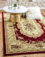 Unique Loom Versailles Collection Traditional Classic Floral Motif Area Rug by UniqueLoom