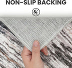 2x3 Modern Abstract Rug for Entryway, Washable Non-Slip Kitchen Rugs, Low-Pile - Image 6
