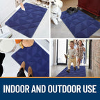 OLANLY Door Mats Indoor, Dirt Resist, Entrance Washable Mat, Low-Profile Inside - Image 8